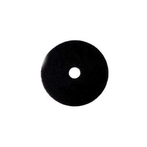 3M 7200 Black Non-Woven Nylon/Polyester Fiber Round Stripping Pad, 13 inch -- 5 per case
