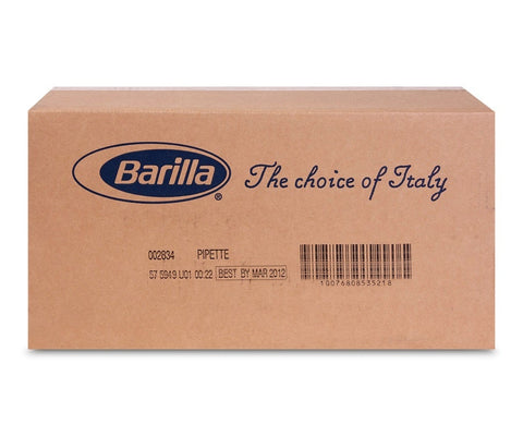 Barilla Pipette Pasta, 160 Ounce -- 2 per case.