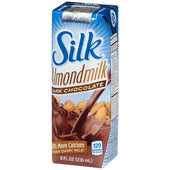 Silk Dark Chocolate Pure Almond Milk, 8 Fluid Ounce -- 12 per case.