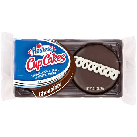Hostess Single Serve Frosted Chocolate CupCakes, 3.169 Ounce -- 36 per case.