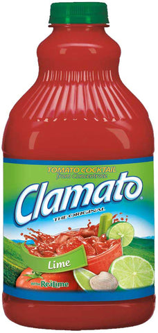 Clamato Lime Tomato Cocktail, 64 Fluid Ounce -- 8 per case.