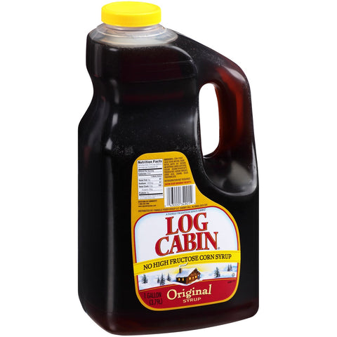 Syrup Log Cabin Regular -- 4 Case 1 Gallon
