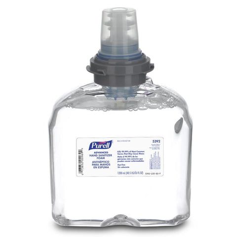 Purell TFX Instant Hand Sanitizer Foam Refill, 1200 ml -- 2 per case.