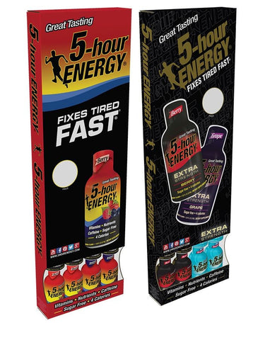 5 Hour Energy Gravity Feed Duo Energy Shot -- 72 per case.