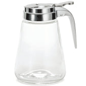 12 ounce Chrome Top Syrup Dispenser -- 12 per case