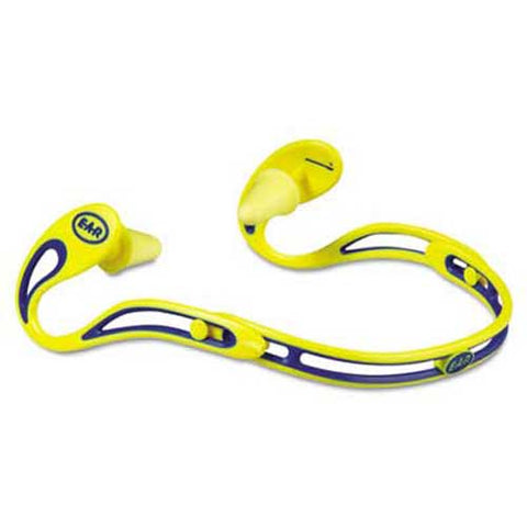 3M E·A·R Swerve Banded Hearing Protector, Corded, Yellow