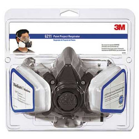 3M Half Facepiece Paint Spray/Pesticide Respirator, Medium