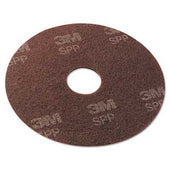 3M Surface Preparation Pad, 17 inch, Maroon, 10/Carton