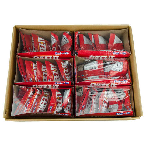 Cheez-It Baked Snack Crackers - 3 oz. bag, 36 per case