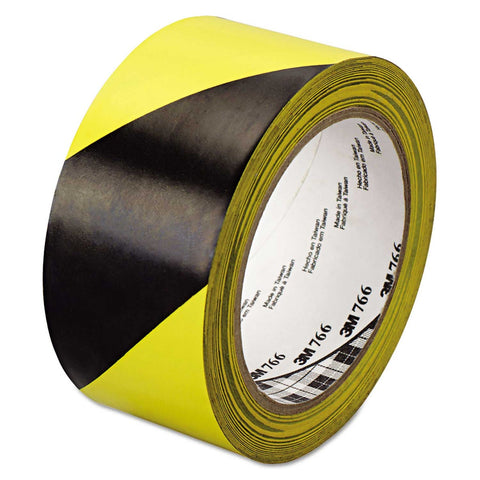 3M Black and Yellow Hazard Warning Tape, 2 inch x 36 Yard -- 1 roll