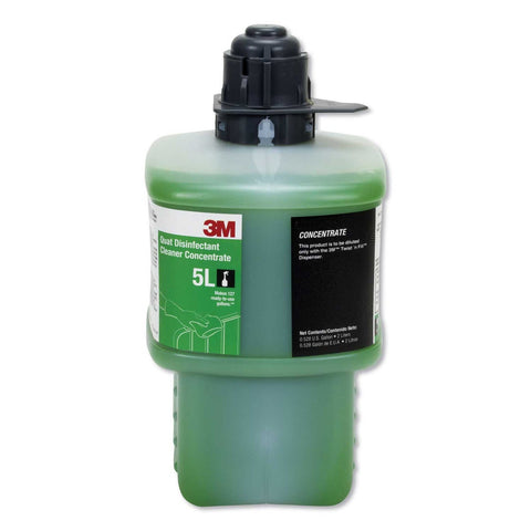 3M Fresh Scent Quat Disinfectant Cleaner Concentrate, 0.53 Gallon Bottle -- 6 per case