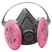 3M 6000 Series Large Reusable Half Facepiece Respirator Assembly with Particulate Filters