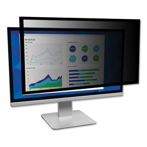 3M Framed Desktop Monitor Privacy Filter for 21.5 - 22 inch Widescreen LCD, 16:9 Aspect Ratio
