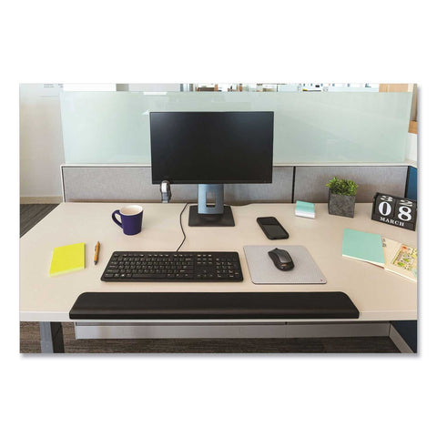 3M Black Gel Wrist Rest for Standing Desks, 30.13 x 3.25 inch
