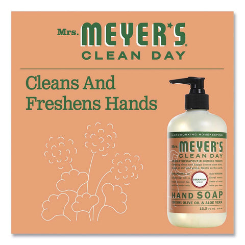 Mrs Meyers Clean Day Geranium Liquid Hand Soap, 12.5 Ounce -- 6 per case
