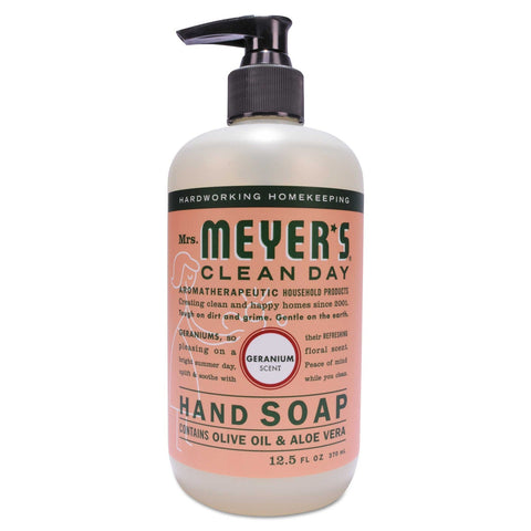 Mrs Meyers Clean Day Geranium Liquid Hand Soap, 12.5 Ounce -- 6 per case