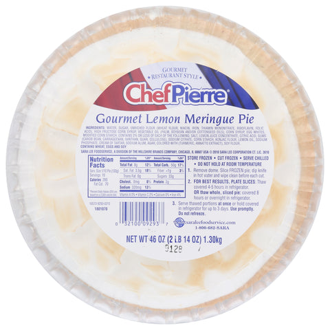 Chef Pierre PIE LEMON MERINGUE HI W/ DOMES 10