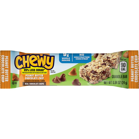 Quaker® GRANOLA BAR REDUCED SUGAR PNB CHOCOLATE CHIP