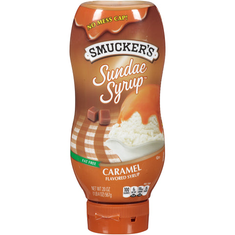 Topping Syrup Sundae Caramel Squeeze Bottle