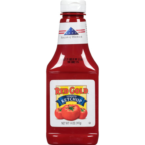 Red Gold KETCHUP 33% FANCY RED PLASTIC SQUEEZE BOTTLE