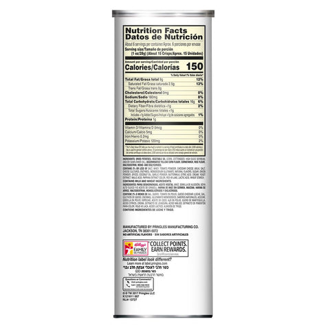 Pringles Pizza Crisps, 5.5 Ounce -- 14 per case.