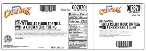 Crispitos® Chicken & Chili Flour Tortilla Fc