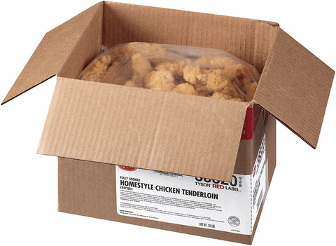 Tyson® Red Label™ CHICKEN BREAST TENDERLOIN BREADED HOMESTYLE FC 108 PC 10383200928