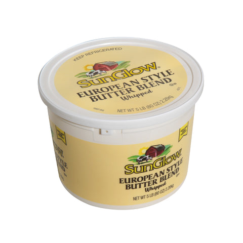 Ventura Foods SunGlow European Style Whipped Butter Blend, 5 Pound -- 4 per case.