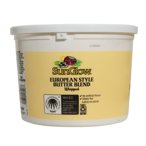 Ventura Foods SunGlow European Style Whipped Butter Blend, 5 Pound -- 4 per case.