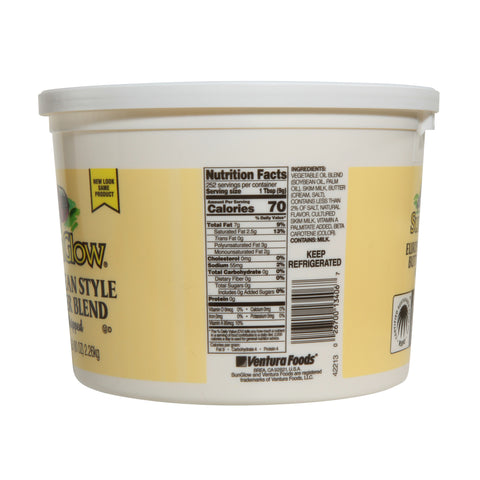 Ventura Foods SunGlow European Style Whipped Butter Blend, 5 Pound -- 4 per case.