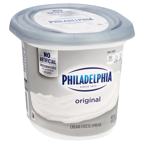 Philadelphia Original Full Fat Cream Cheese Spread, 1 Pound -- 6 per case.