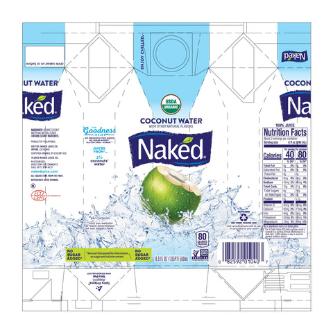 Naked Juice WATER COCONUT PURE ORGANIC TETRA PACK
