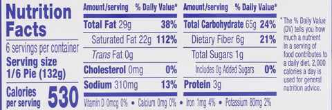 Sara Lee Chef Pierre Coconut Cream Pie, 28 Ounce -- 6 per case.