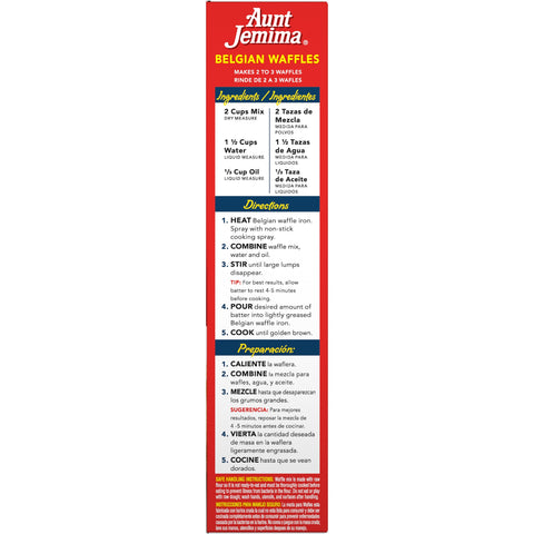 Aunt Jemima WAFFLE BELGIAN MIX