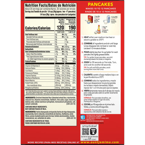 Aunt Jemima PANCAKE MIX
