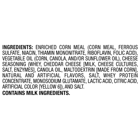 Cheetos® SNACK CHEETOS REGULAR CHEESE FLAVORED