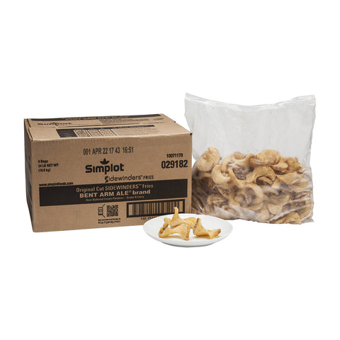 Simplot Bent Arm Ale Beer Battered Sidewinders, 4 Pound -- 6 per case.