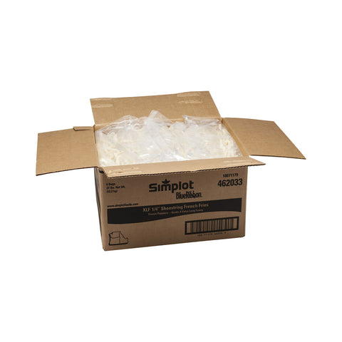 Simplot Extra Long Fancy Shoestring Potato French Fry, 4.5 Pound -- 6 per case.