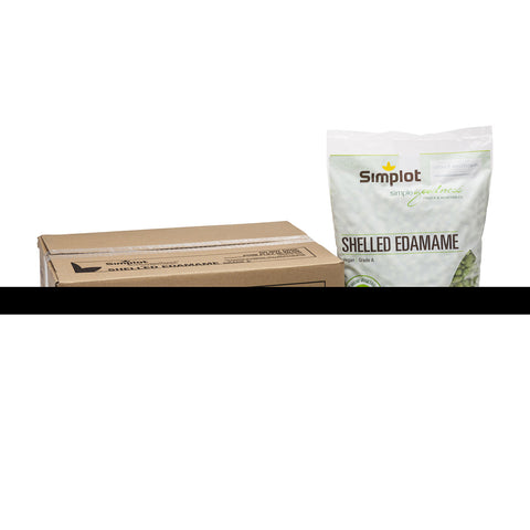 Simplot Shelled Edamame - 2.5 lb. bag, 6 bags per case