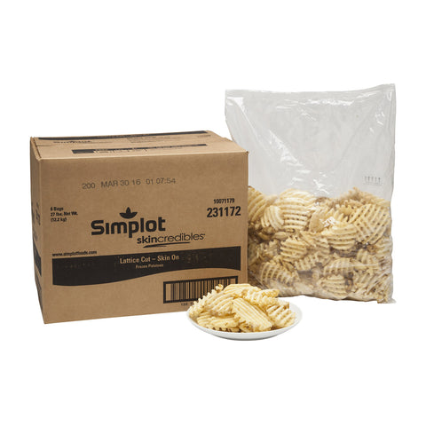 Simplot Skincredibles® POTATO FRIES LATTICE SKIN-ON