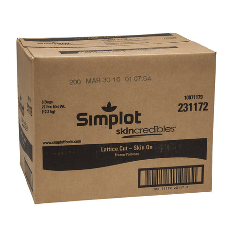 Simplot Skincredibles® POTATO FRIES LATTICE SKIN-ON