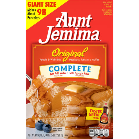 Aunt Jemima PANCAKE MIX COMPLETE