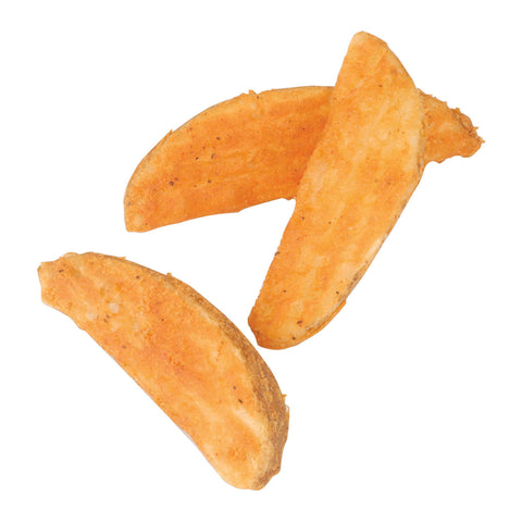 Simplot POTATO FRIES 8-CUT WEDGE CRINKLE CUT SEASONED CRISP SAVORY