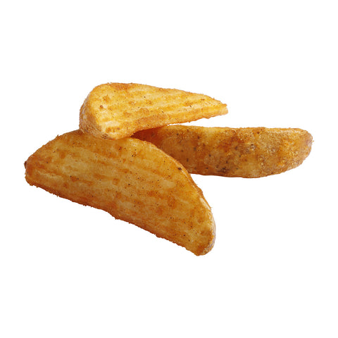 Simplot POTATO FRIES 8-CUT WEDGE CRINKLE CUT SEASONED CRISP SAVORY