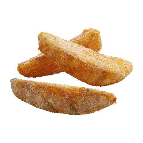 Simplot POTATO FRIES 8-CUT WEDGE CRINKLE CUT SEASONED CRISP SAVORY