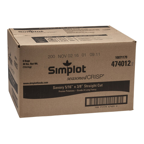 Simplot SeasonedCrisp® POTATO FRIES 5/16