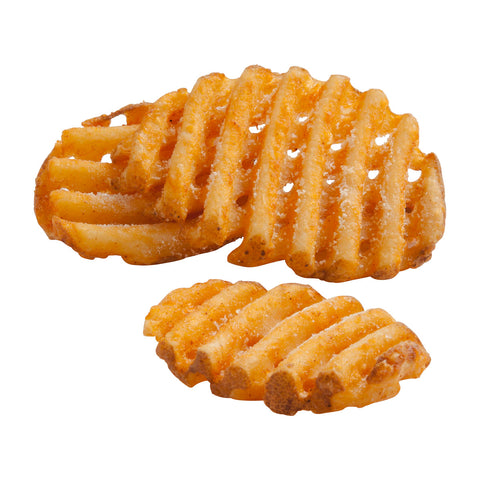 Simplot SeasonedCrisp® POTATO LATTICE CUT SAVORY BATTERED/SEASONED