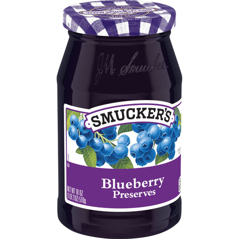 Smucker's® PRESERVES BLUEBERRY GLASS JAR