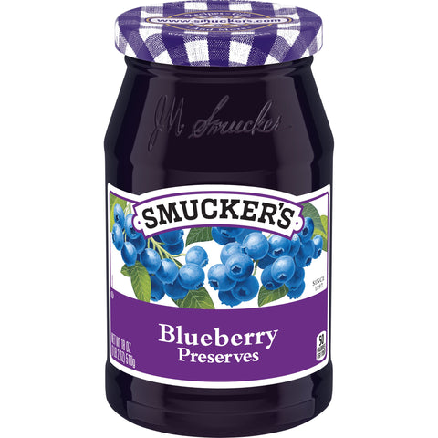 Smucker's® PRESERVES BLUEBERRY GLASS JAR