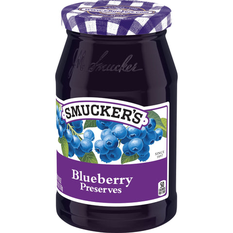 Smucker's® PRESERVES BLUEBERRY GLASS JAR